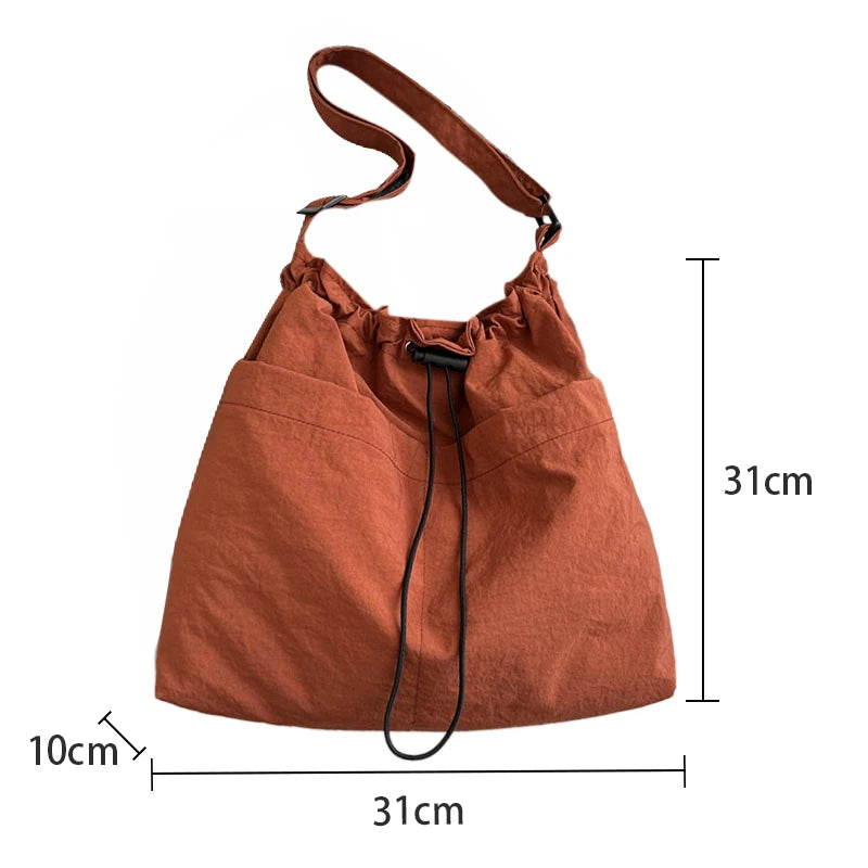 Drawstring Nylon Tote