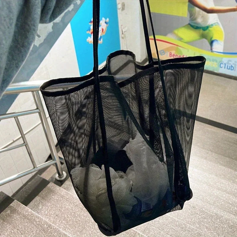 Lightweight Mesh Beach Tote