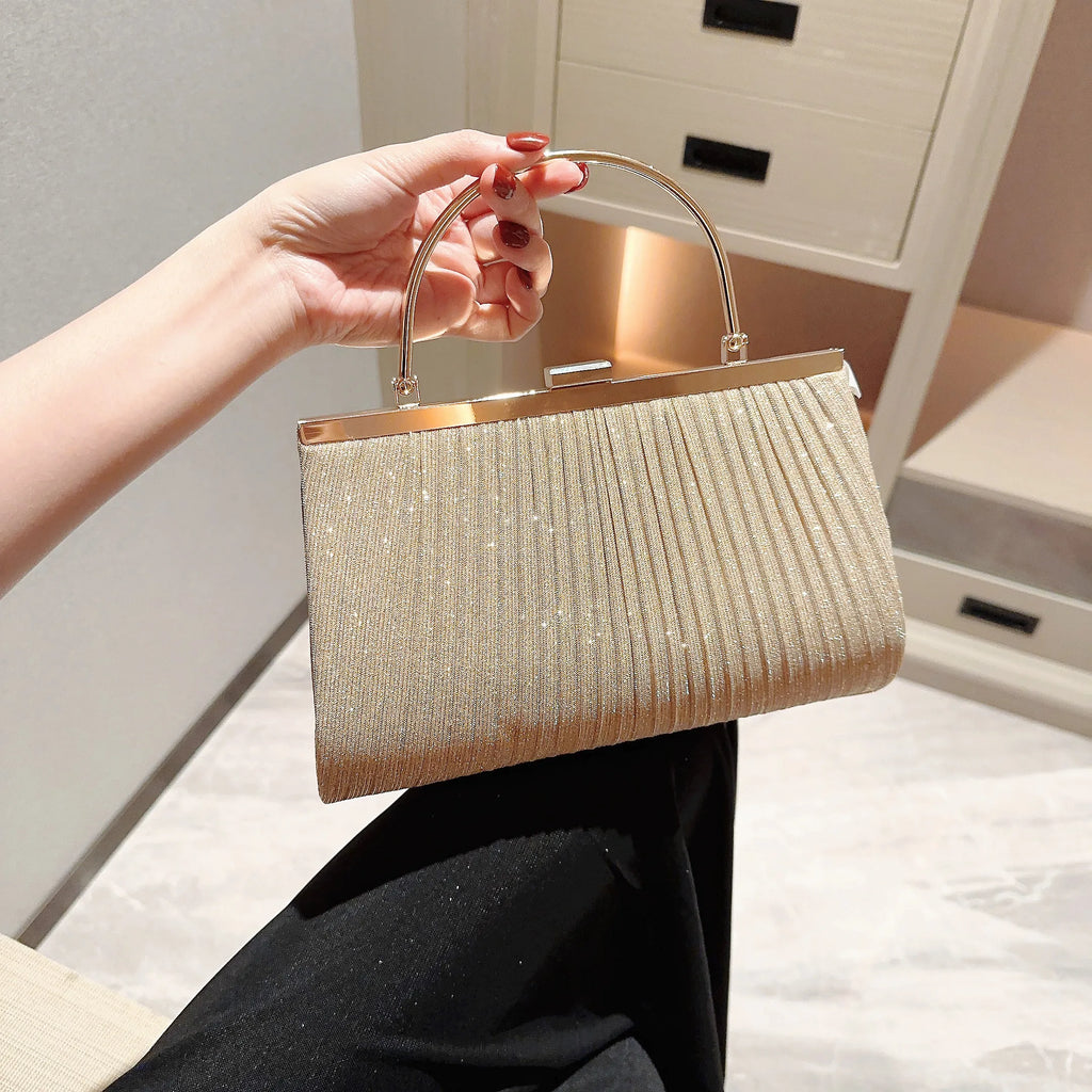 Pleated Evening Bag