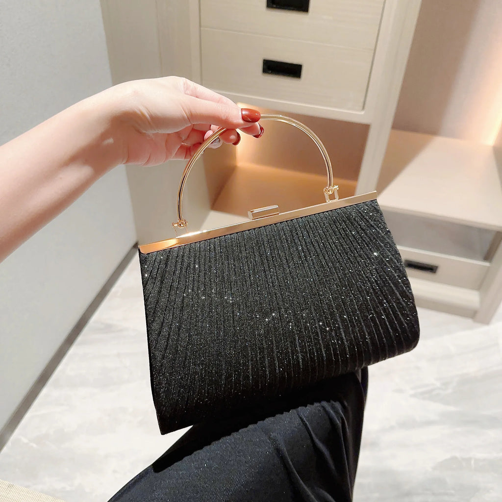Pleated Evening Bag