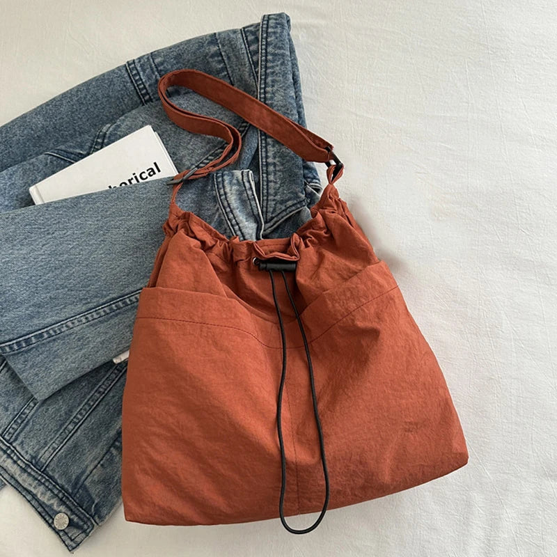 Drawstring Nylon Tote