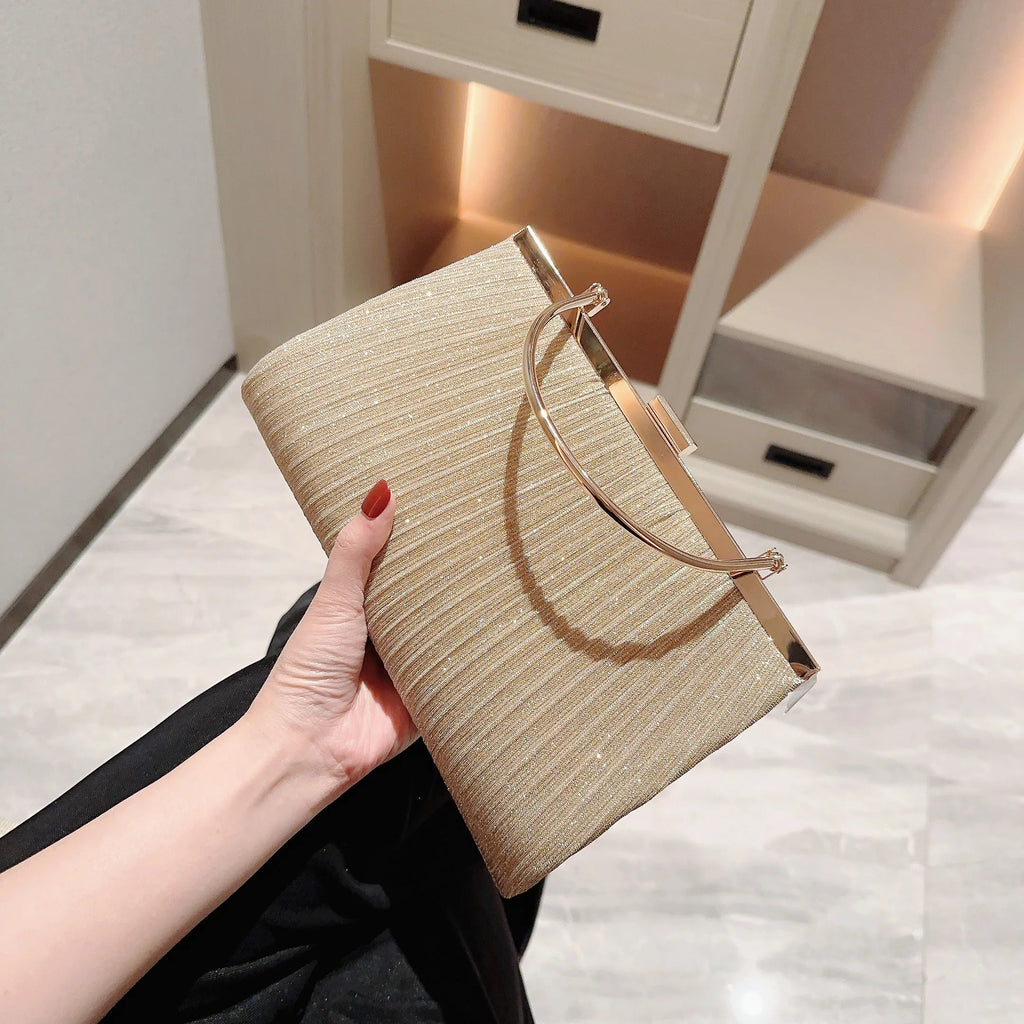 Pleated Evening Bag