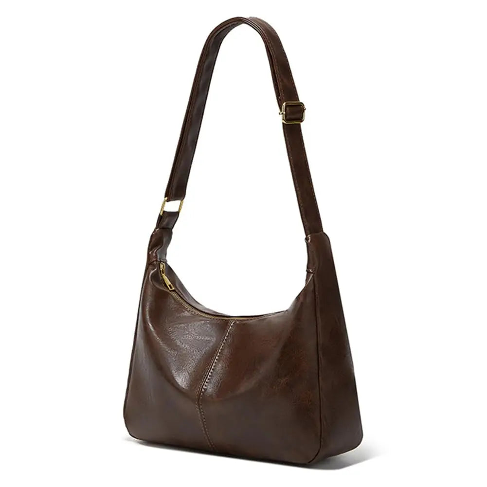 Leather Soft Hobo Tote