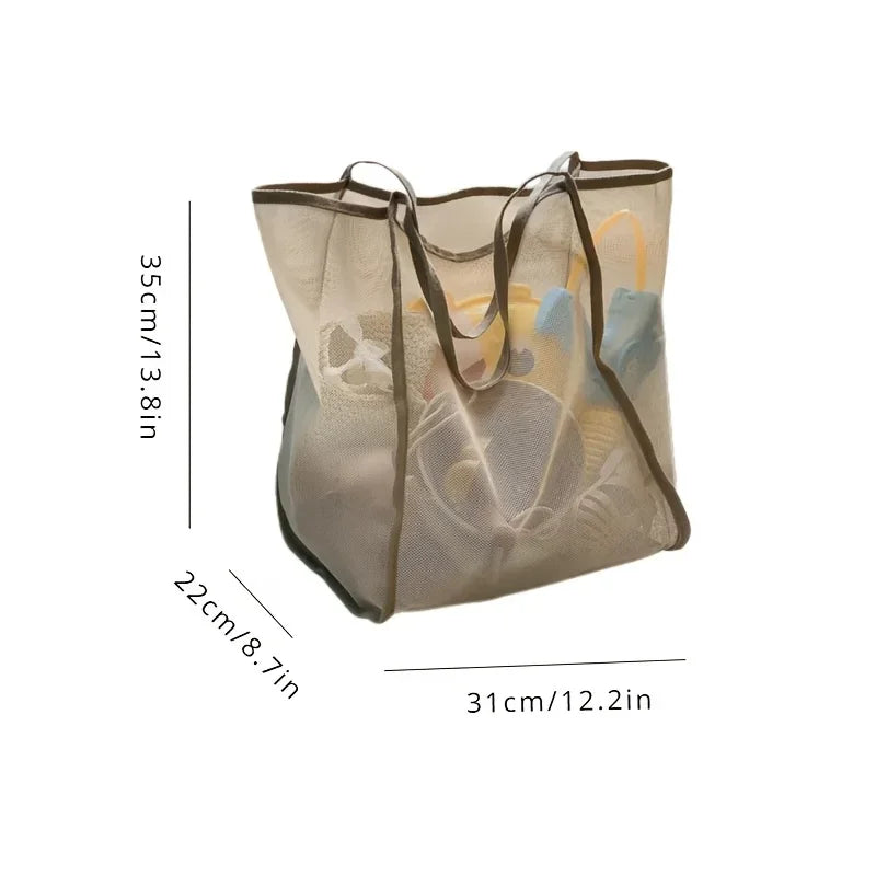 Lightweight Mesh Beach Tote