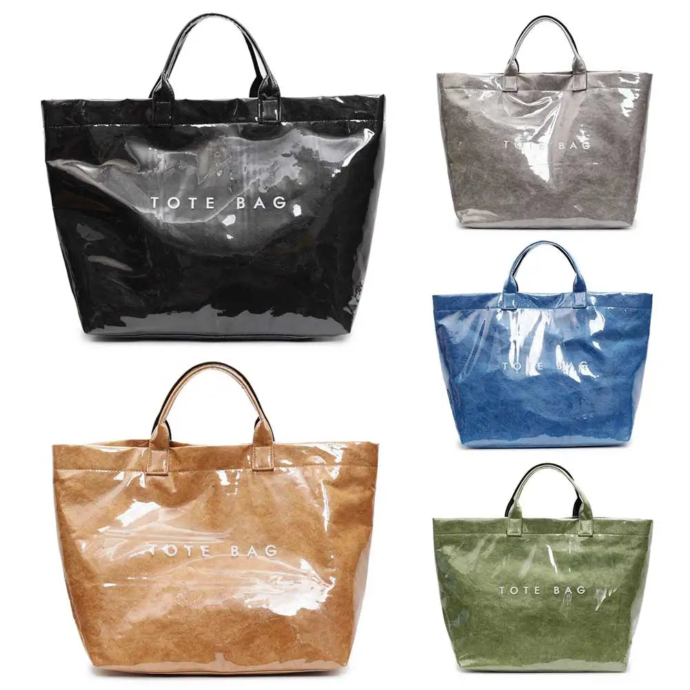 Glossy Shopper Tote Bag