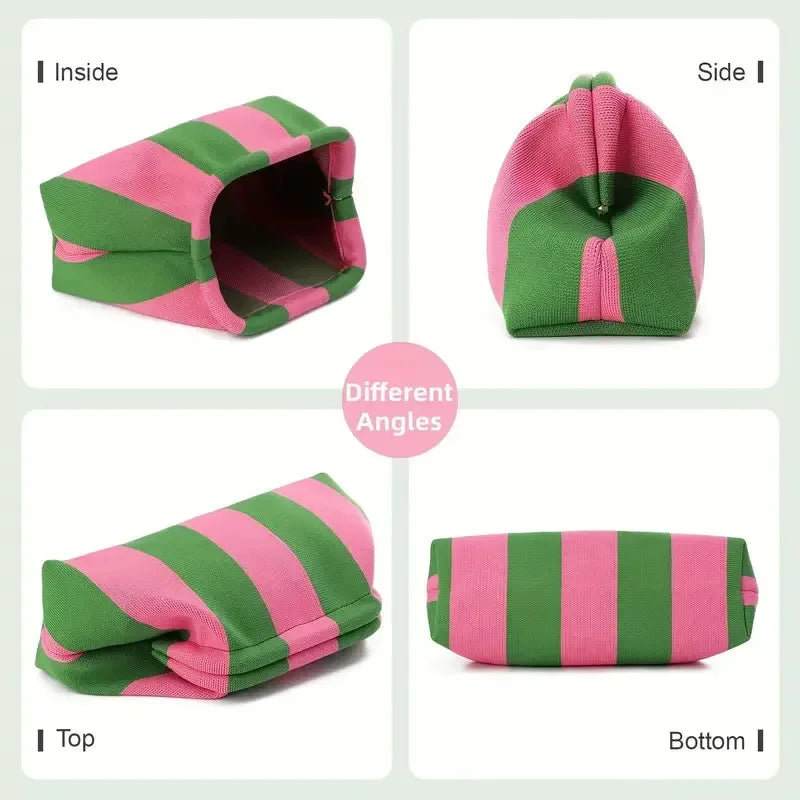 Striped Cloud Clutch