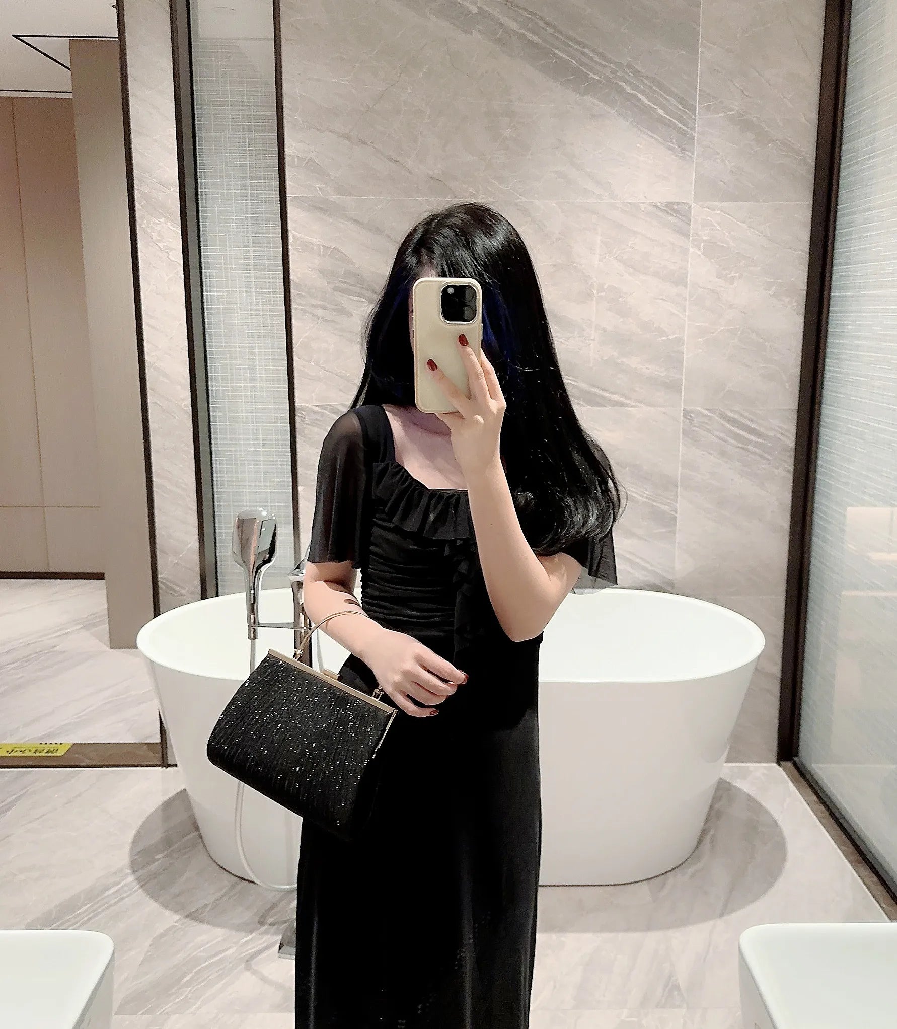 Pleated Evening Bag