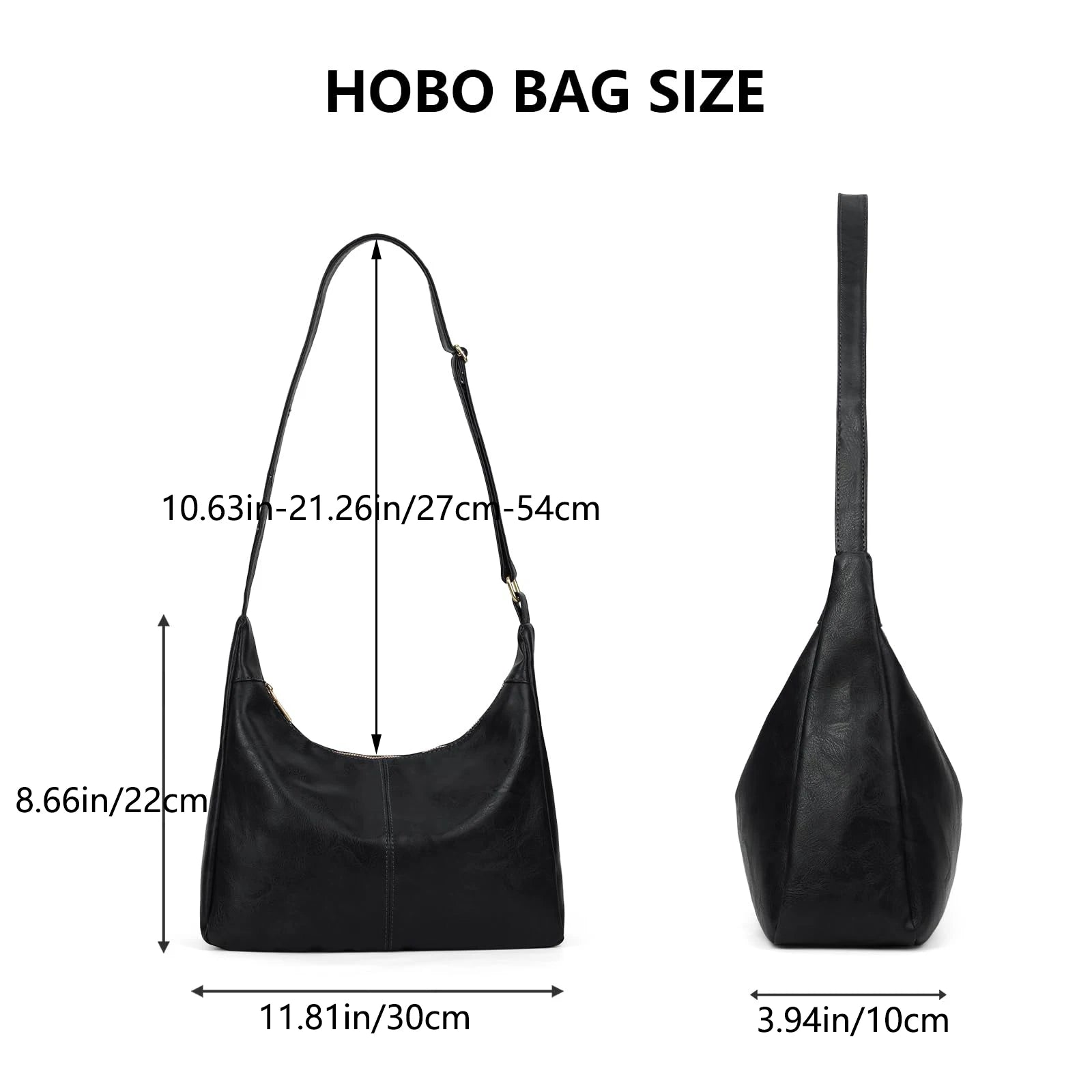 Leather Soft Hobo Tote
