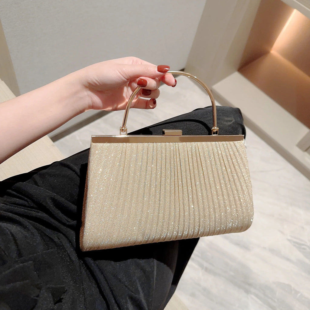 Pleated Evening Bag