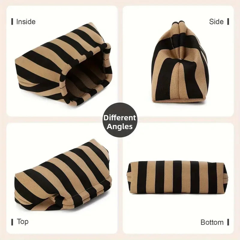 Striped Cloud Clutch
