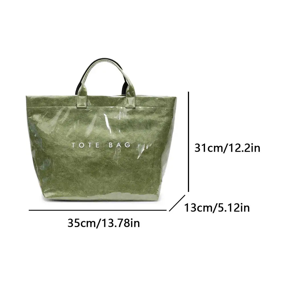 Glossy Shopper Tote Bag