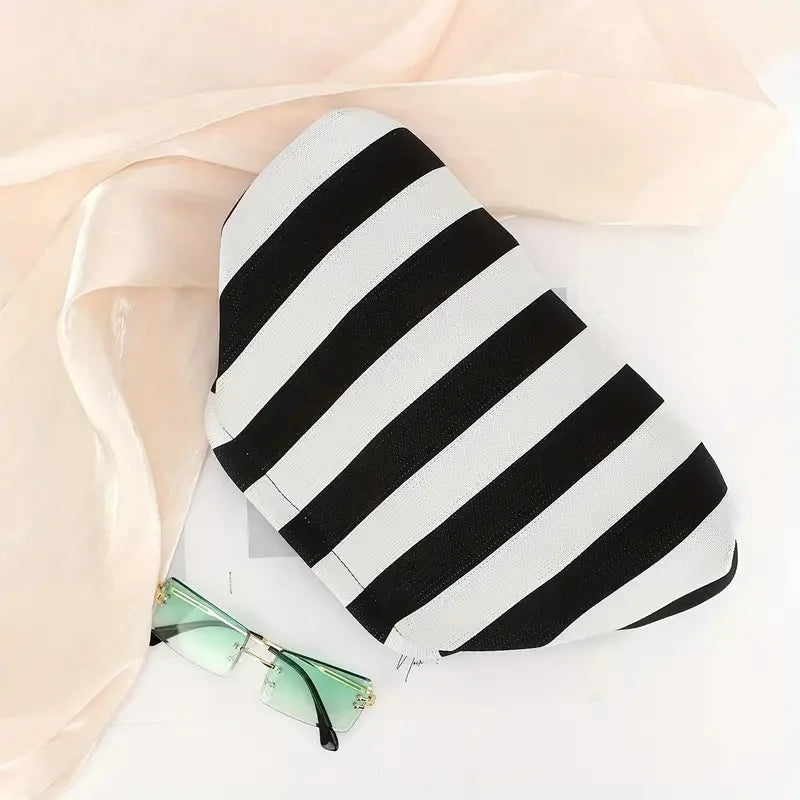 Striped Cloud Clutch