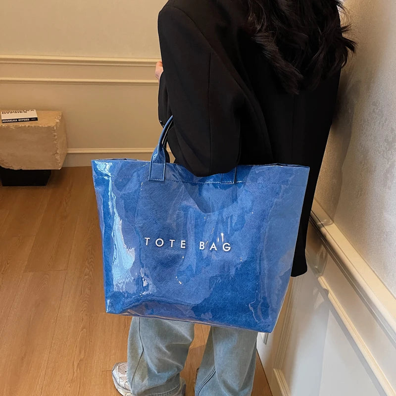 Glossy Shopper Tote Bag