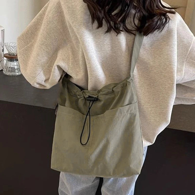 Drawstring Nylon Tote