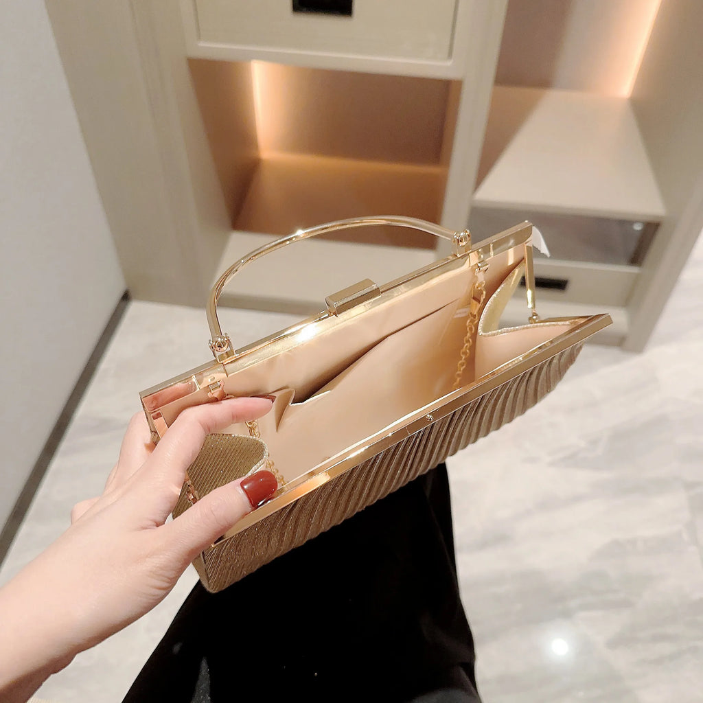 Pleated Evening Bag