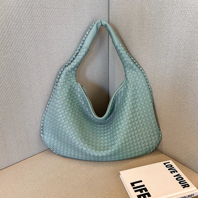 Handwoven One-Shoulder Tote Bag - additional view