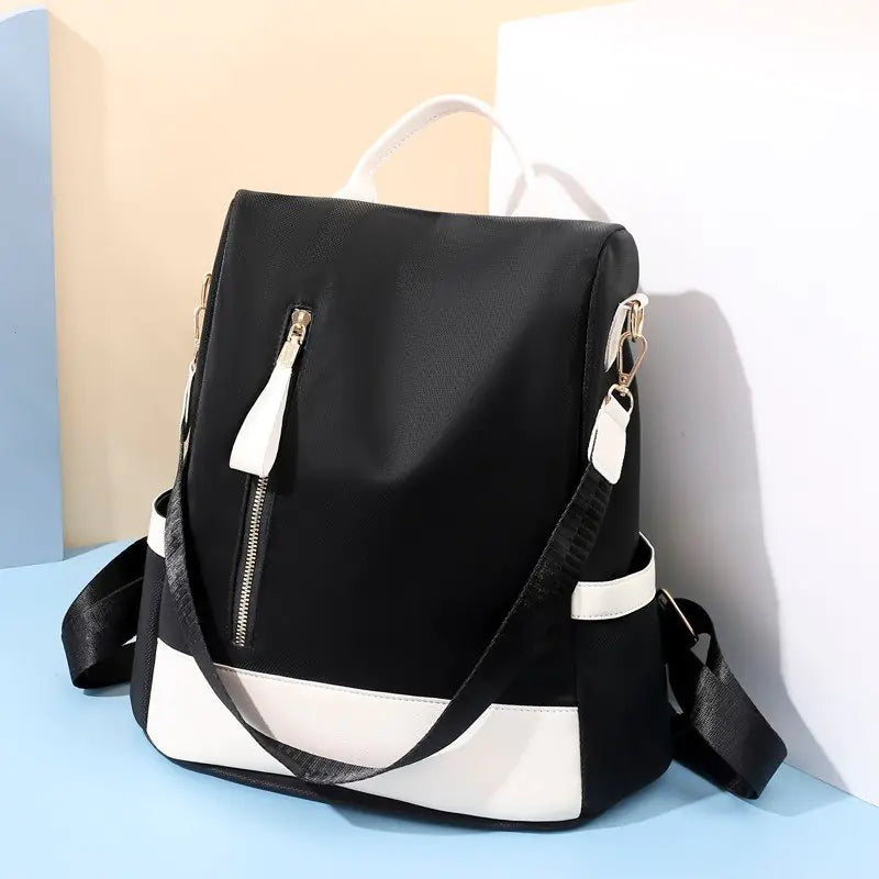 Stylish Nylon Women's Casual Backpack Daypack Bag - interior