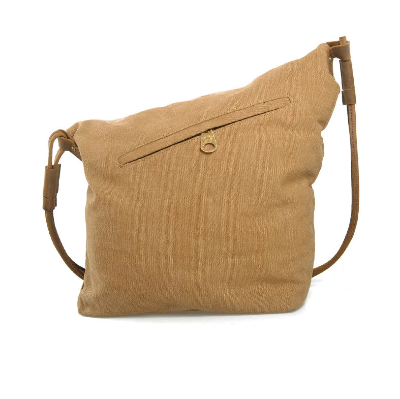 Canvas Shoulder Bag - Retro Stylish Unisex Tote - additional view