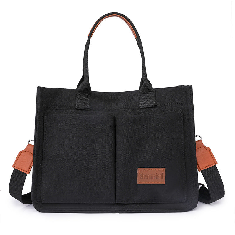 Casual Daily Canvas Tote Shoulder Bags Women Mommy - additional view