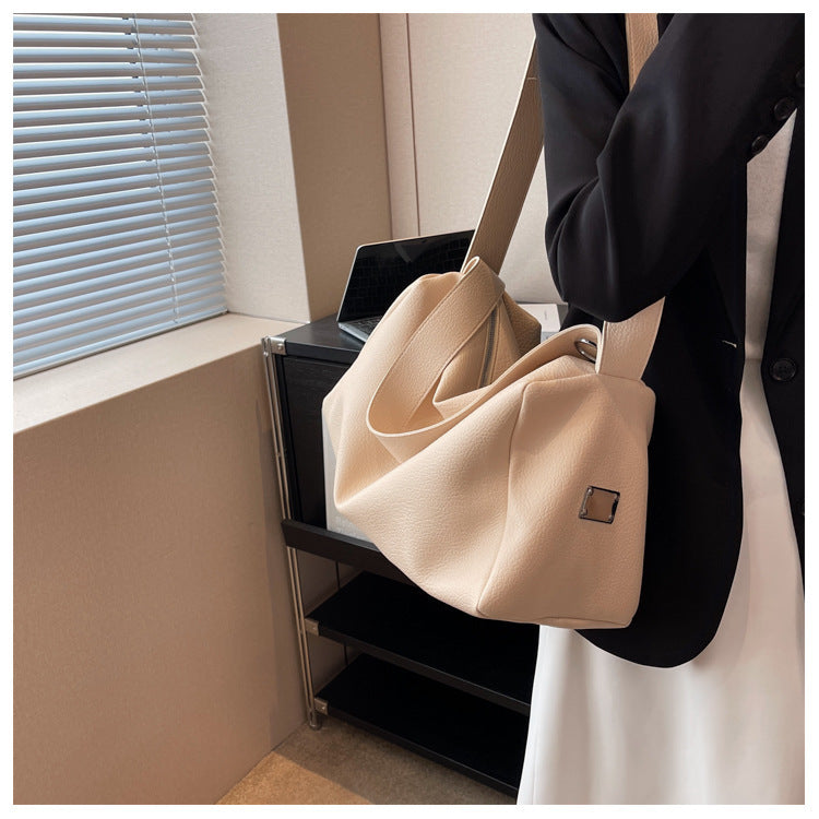 Ladies Simple Wind Large Capacity Tote Bag - close-up detail