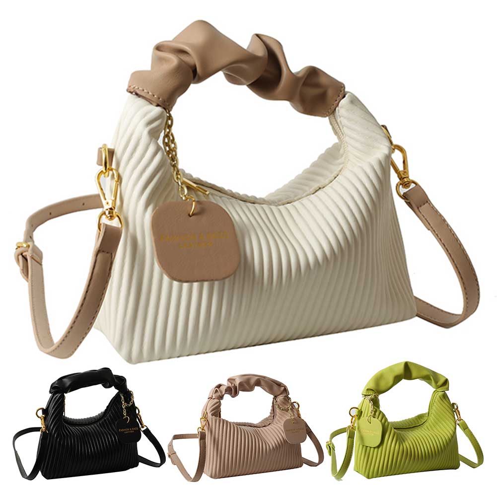 Pleated Shoulder Bag