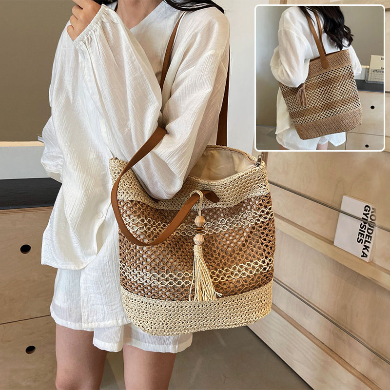 Large Straw Tote