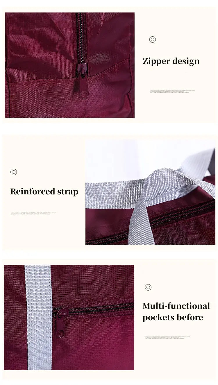 Lightweight Foldable Travel Duffel Bag - Large Capacity - additional view