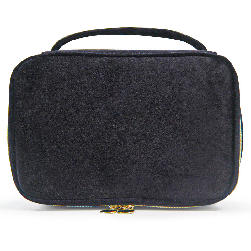 Soft-Texture Vanity Case - Black