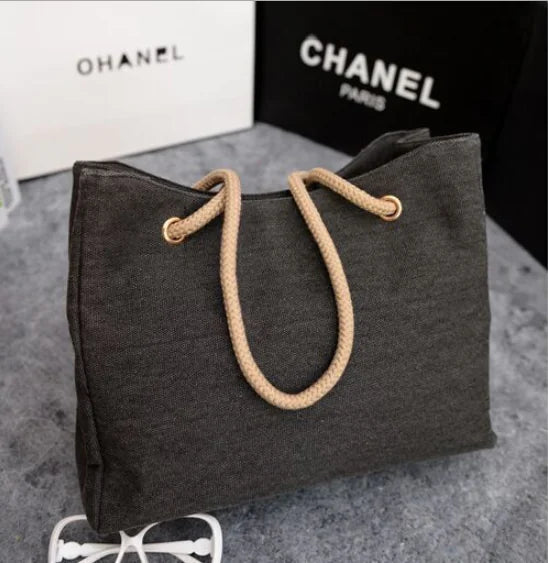 Canvas Tote Bag - Large Capacity Handheld Bag