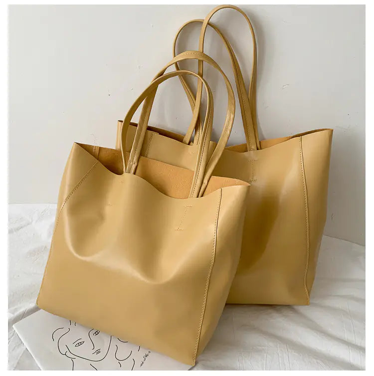 Stylish Women's Large Capacity Tote Bag for Commuting