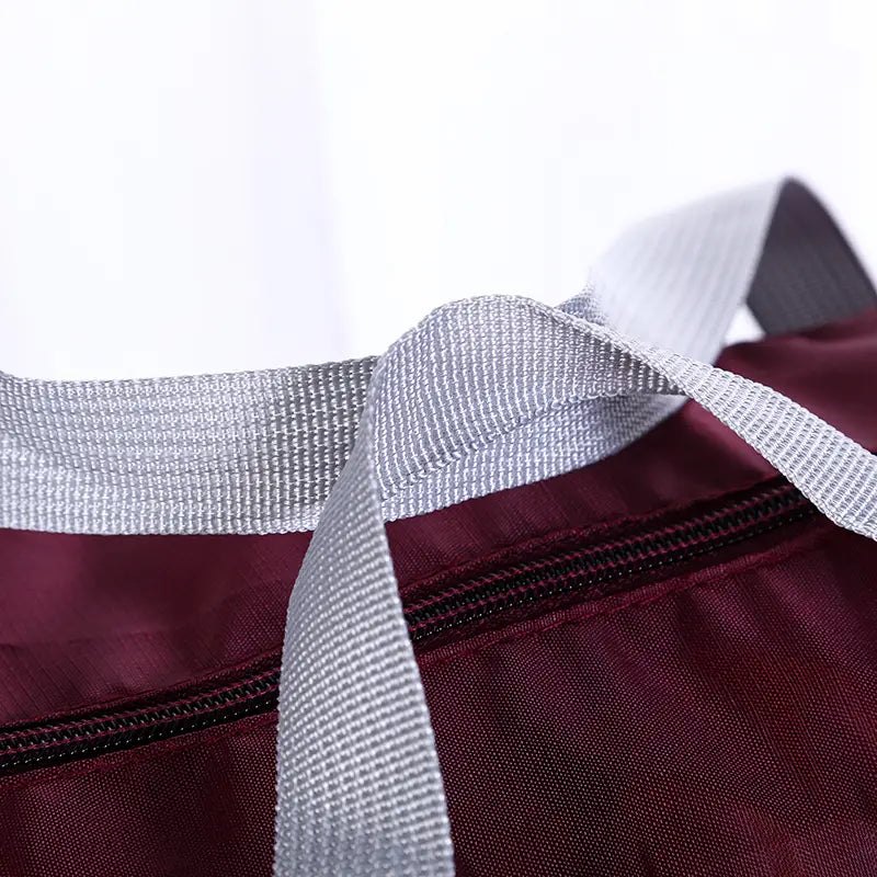 Lightweight Foldable Travel Duffel Bag - Large Capacity - close-up detail