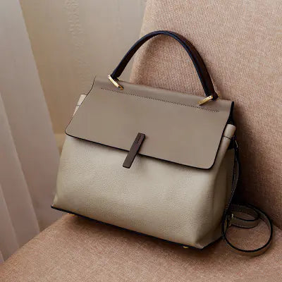 Genuine Leather Women's Handbag and Crossbody Tote