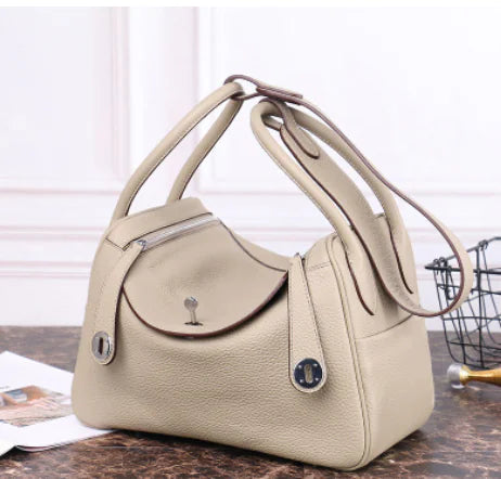 Large Capacity Genuine Leather Women's Tote Bag - dimensions