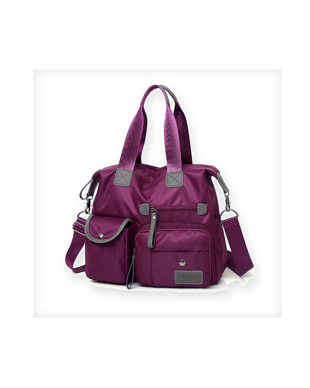 Large Nylon Shoulder Bag