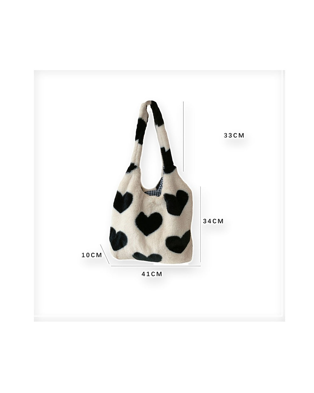 Heart Underarm Shoulder Bag