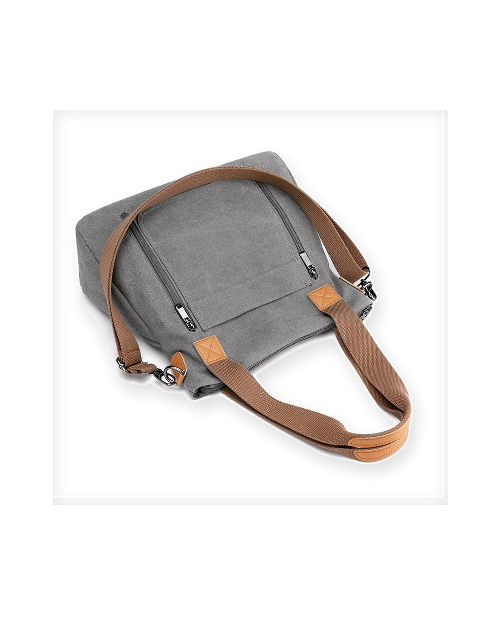 Top Handle Large Canvas Tote Bag