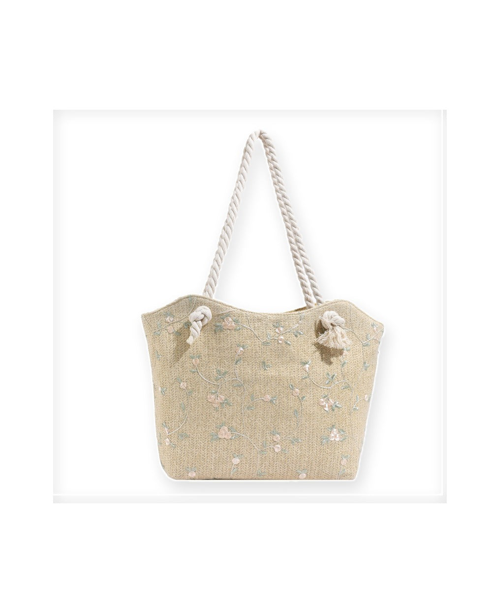 Large Straw Beach Bag