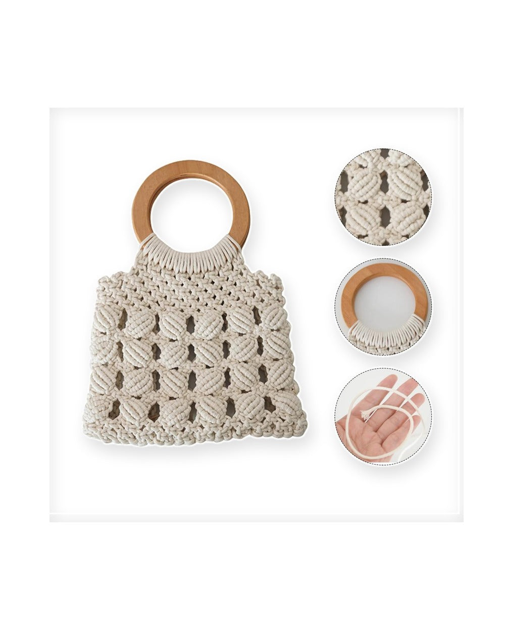 Straw Beach Bag