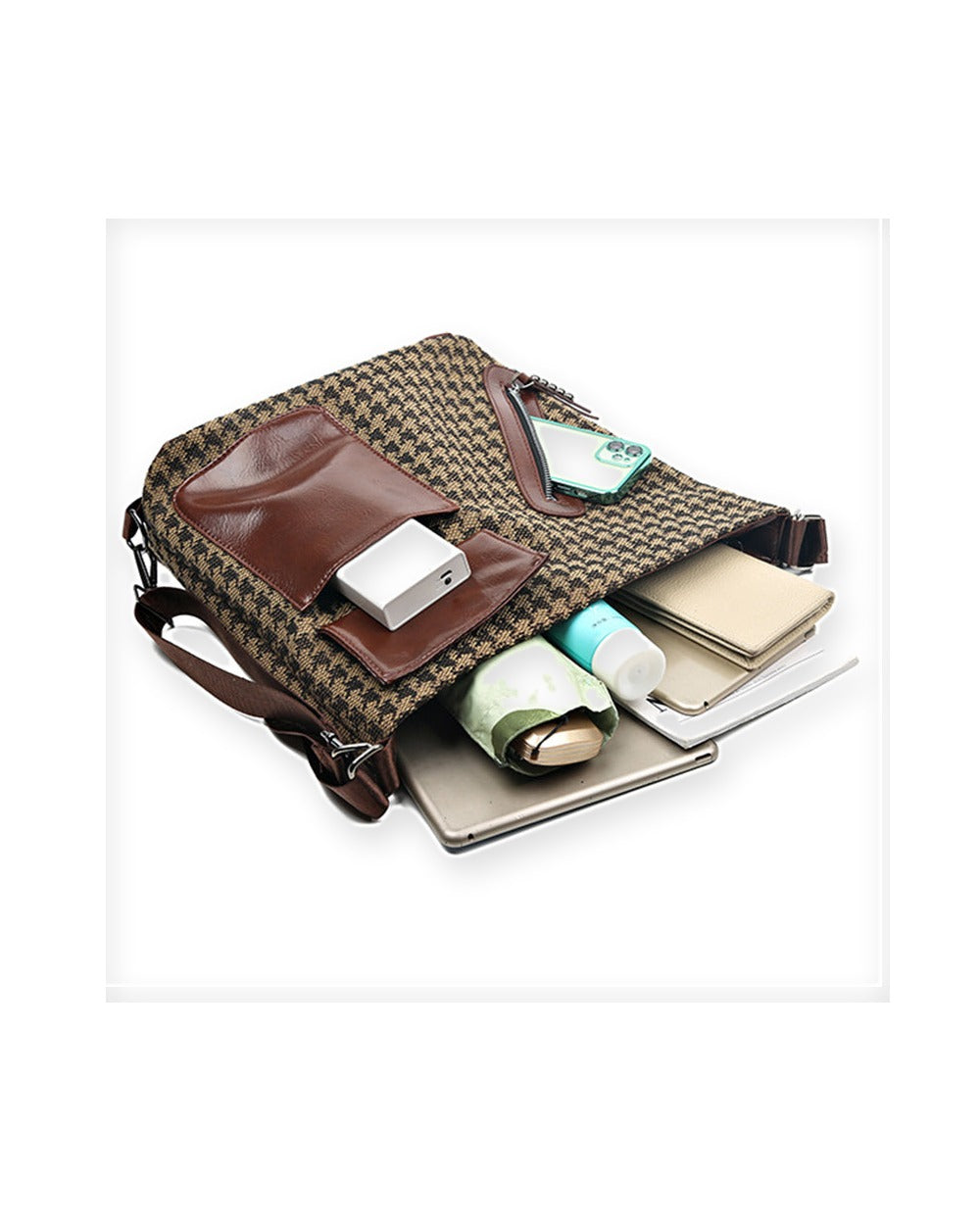 Houndstooth Backpack