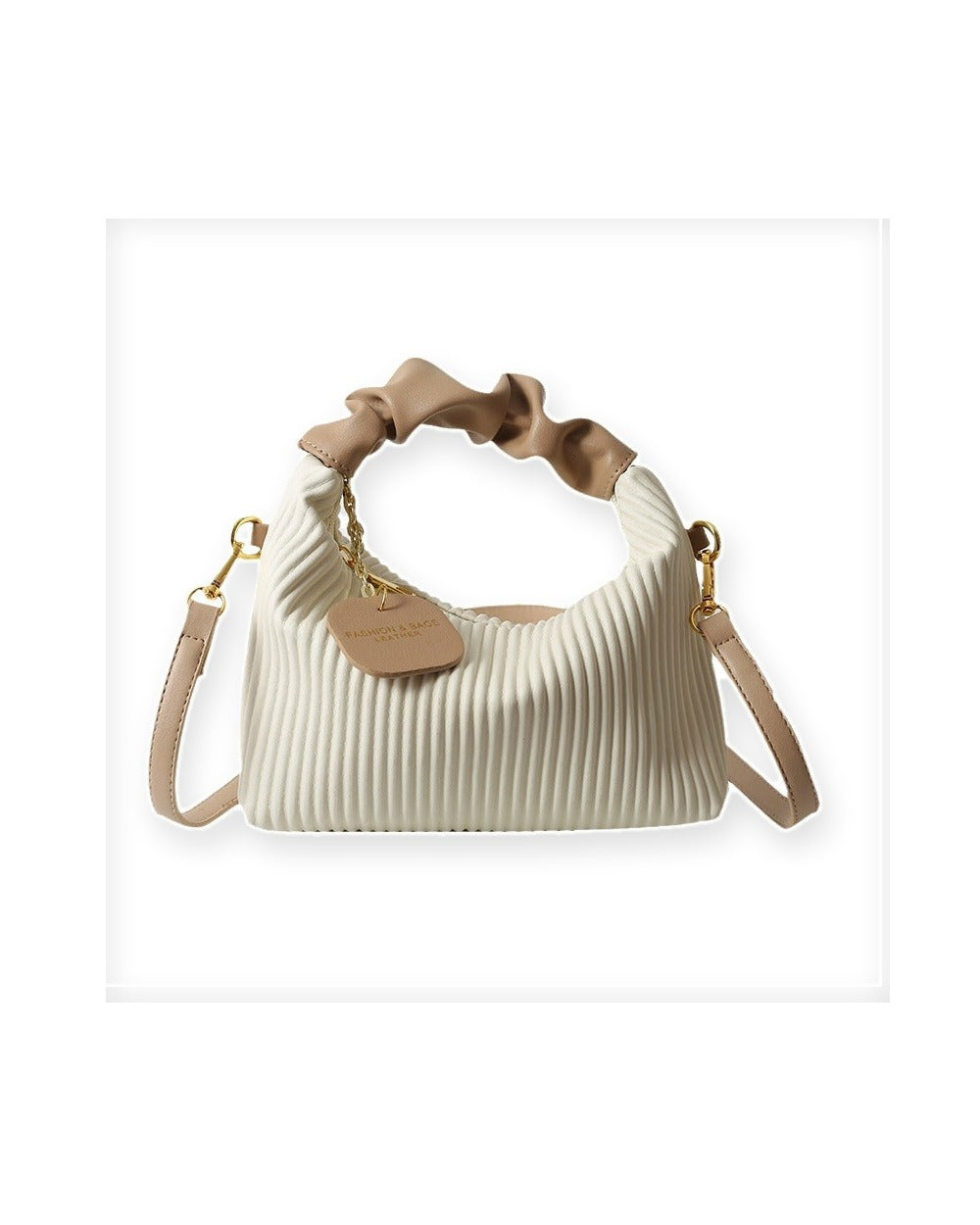 Pleated Shoulder Bag