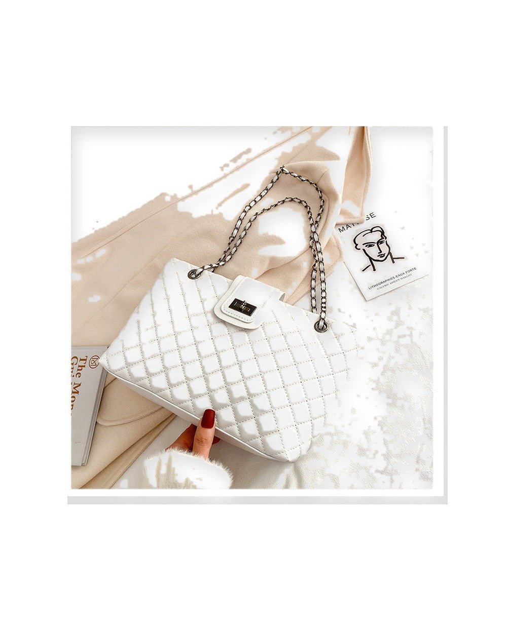 Quilted Chain Shoulder Bag