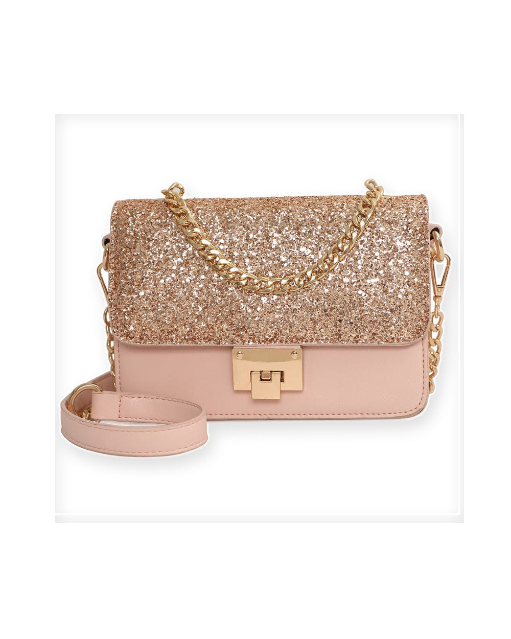 Sparkle Top Handle Bag