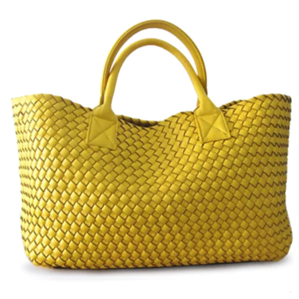 Woven Large Capacity Tote Bag for Groceries - interior